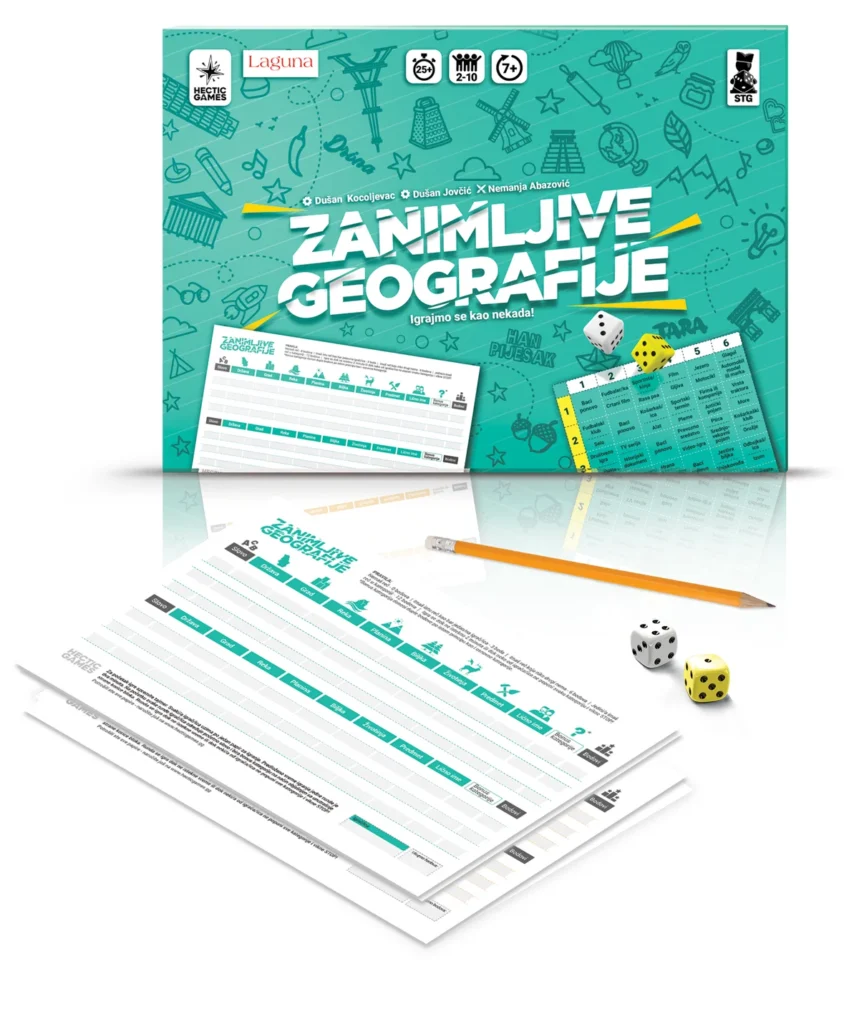 Zanimljive Geografije Drustvena igra kutija