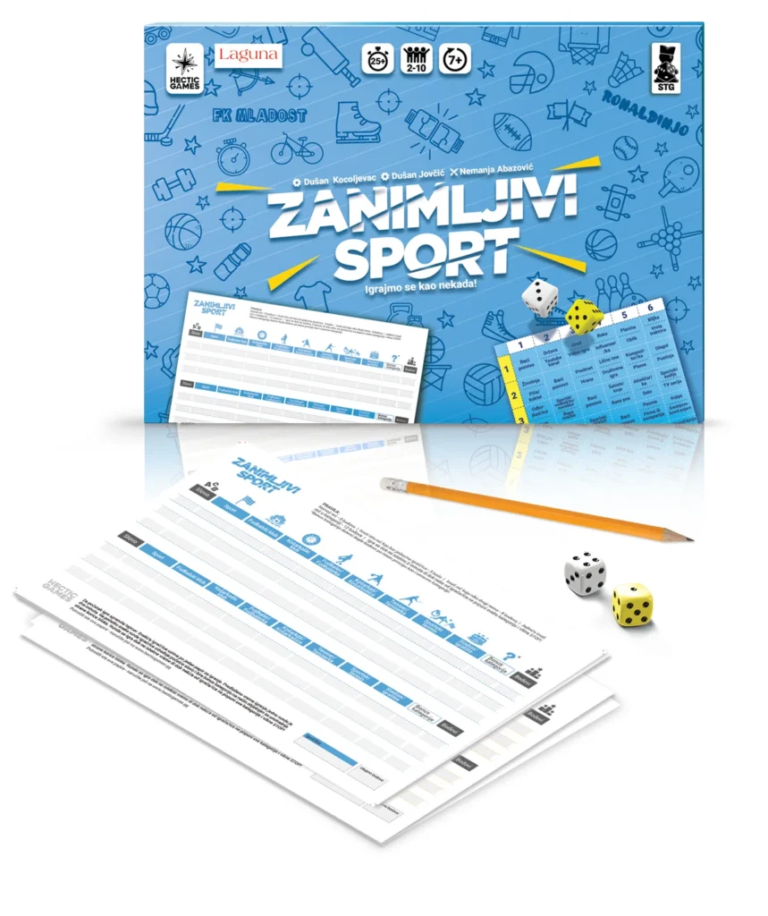 Zanimljivi Sport Drustvena igra kutija